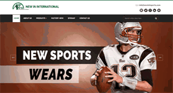 Desktop Screenshot of newintsports.com