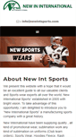 Mobile Screenshot of newintsports.com